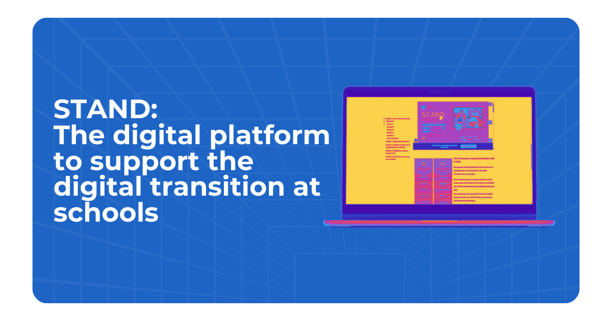 STAND: La plataforma digital para apoyar la transición digital de las escuelas