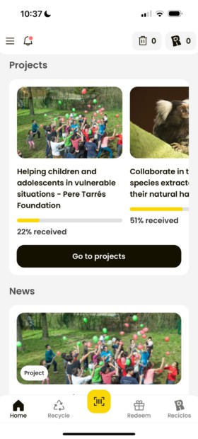 mockup app reciclos mockup app reciclos